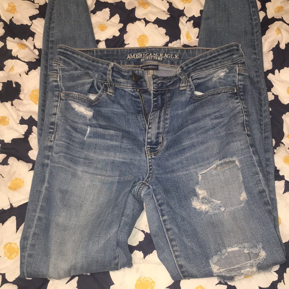 8 X-Long American Eagle High Rise Jegging